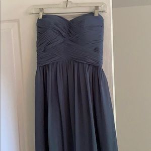 Revelry Dusty Blue Bridesmaid Dress